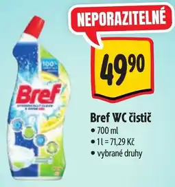 Albert Bref WC čistič nabídka