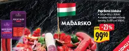 Albert Papriková klobása nabídka