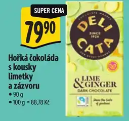 Albert Hořká čokoláda s kousky limetky a zázvoru nabídka