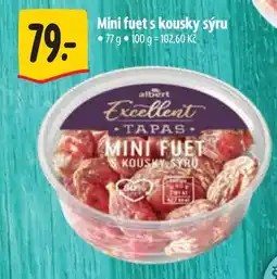 Albert Mini fuet s kousky sýru nabídka
