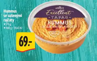 Albert Hummus se sušenými rajčaty nabídka