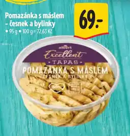 Albert Pomazánka s máslem - česnek a bylinky nabídka