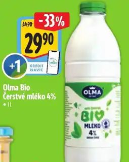 Albert Olma Bio Čerstvé mléko 4% nabídka