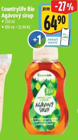 Albert Countrylife Bio Agávový sirup nabídka