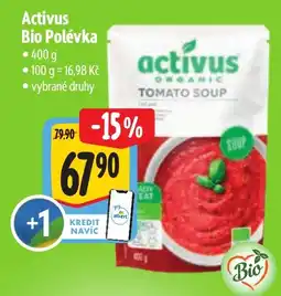 Albert Activus Bio Polévka nabídka