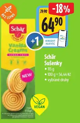 Albert Schär Sušenky nabídka