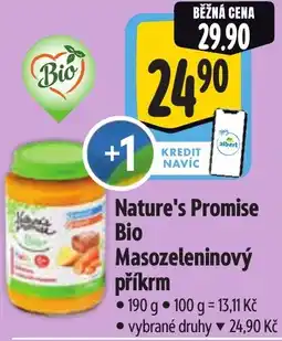 Albert Nature's Promise Bio Masozeleninový příkrm nabídka