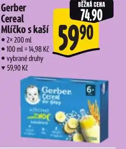 Albert Gerber Cereal Mlíčko s kaší nabídka