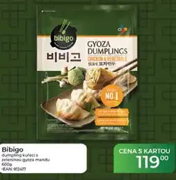 Tamda Foods Bibigo dumpling kuřecís zeleninou gyoza mandu nabídka