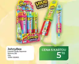 Tamda Foods JohnyBee Liquid Candy Squeeze Worms/30 nabídka