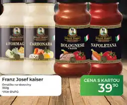Tamda Foods Franz Josef kaiser Omáčka na těstoviny nabídka
