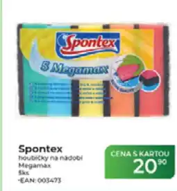 Tamda Foods Spontex houbičky na nádobí Megamax nabídka