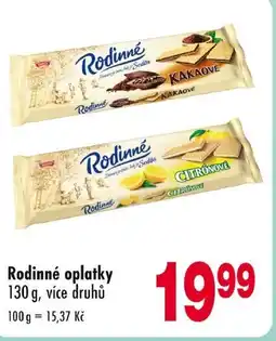 Qanto Rodinné oplatky nabídka