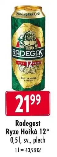Qanto Radegast Ryze Hořká 12° nabídka