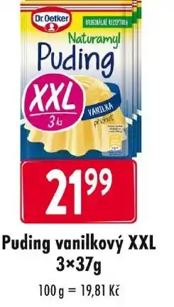 Qanto Dr Oetker Puding vanilkový XXL nabídka