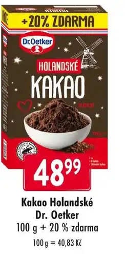 Qanto Kakao Holandské Dr. Oetker nabídka