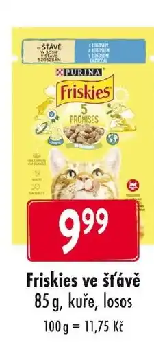 Qanto Friskies ve šťávě nabídka