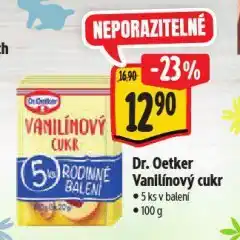 Albert Dr. oetker vanilínový cukr nabídka