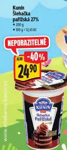 Albert Kunín šlehačka pařížská nabídka