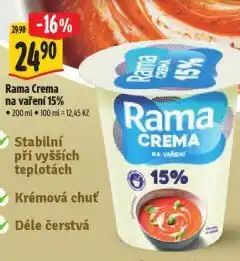 Albert Rama crema na vaření nabídka