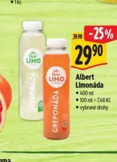 Albert Limonáda nabídka