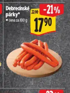 Albert Debrecínské párky nabídka