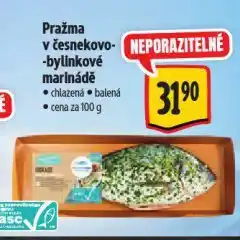 Albert Pražma v česnekovo-bylinkové marinádě nabídka