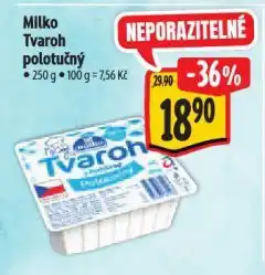 Albert Milko tvaroh polotučný nabídka