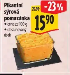 Albert Pikantní sýrová pomazánka nabídka