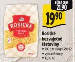 Albert Rosické bezvaječné těstoviny nabídka