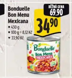 Albert Bonduelle bon menu mexicana nabídka