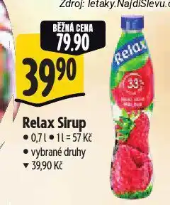 Albert Relax sirup nabídka