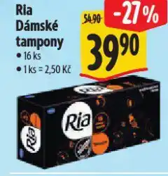 Albert Ria tampony nabídka