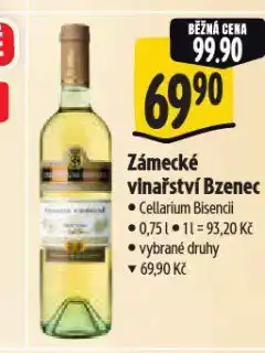 Albert Zámecké vinařství bzenec nabídka