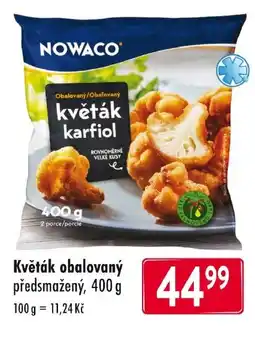Qanto Nowaco Květák obalovaný předsmažený nabídka