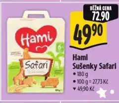 Albert Hami sušenky safari nabídka
