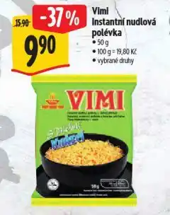 Albert Vimi instantní nudlová polévka nabídka