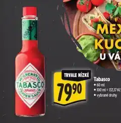 Albert Tabasco nabídka