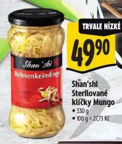 Albert Shan'shi sterilované klíčky mungo nabídka
