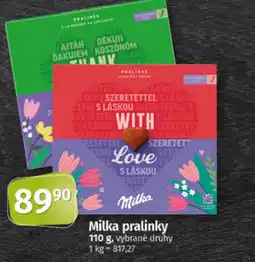 COOP TIP Milka pralinky nabídka