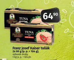 COOP TIP Franz Josef Kaiser tuňák nabídka