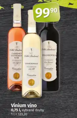 COOP TIP Vinium víno nabídka