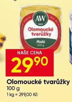 Hruška Olomoucké tvarůžky nabídka