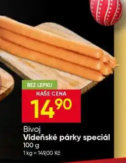 Hruška Bivoj Vídeňské párky speciál nabídka