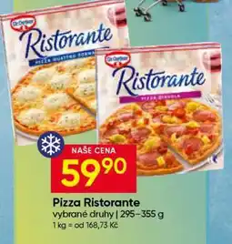 Hruška Pizza Ristorante nabídka