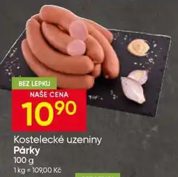 Hruška Kostelecké uzeniny Párečky nabídka