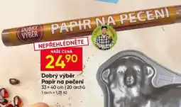 Hruška Dobrý výběr Papír na pečení nabídka