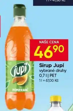Hruška SIRUP JUPÍ nabídka