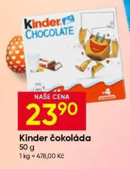 Hruška Kinder čokoláda nabídka