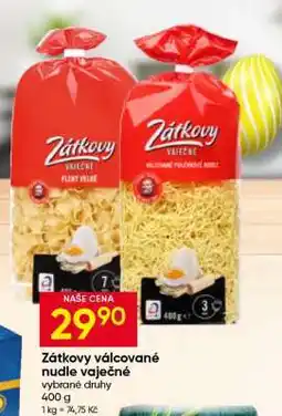 Hruška Zátkovy válcované nudle vaječné nabídka